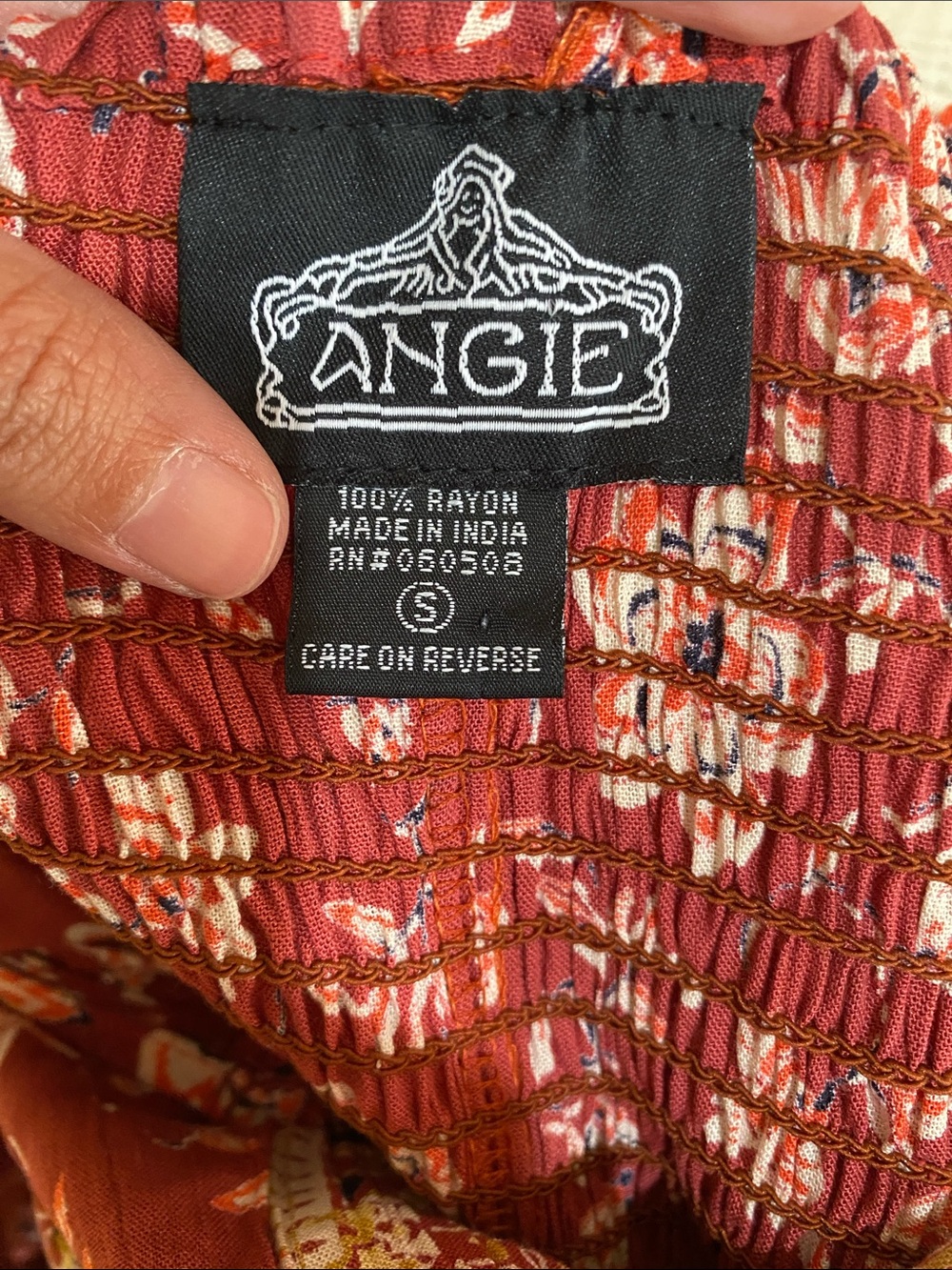 Angie Boho Paisley Floral Print Maxi Dress - Picture 5 of 5